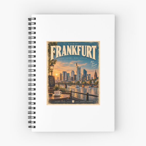 Item preview, Frankfurt Germany – Vintage European City designed and sold by Fleetwood1994.
