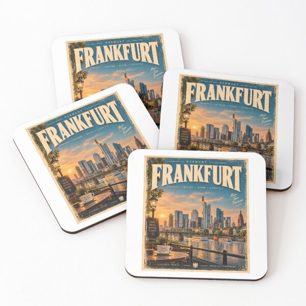 Item preview, Frankfurt Germany – Vintage European City designed and sold by Fleetwood1994.