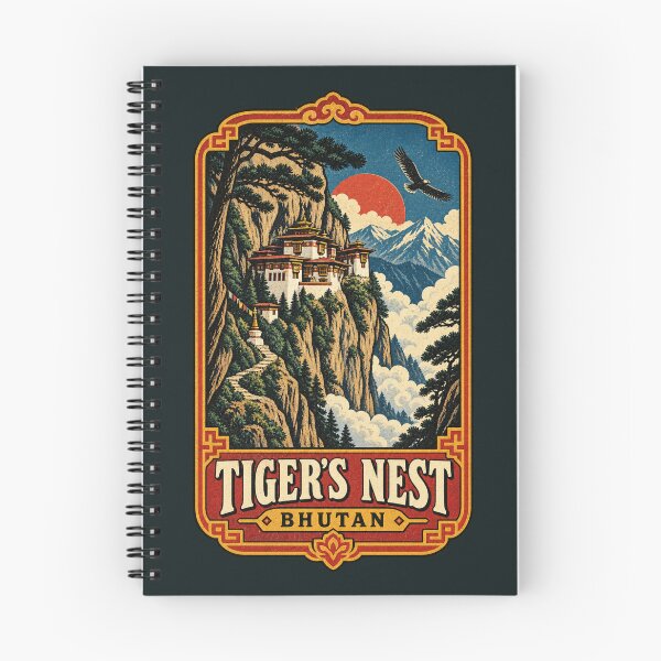 Item preview, Tiger´s Nest - Bhutan designed and sold by StudioRedKoala.