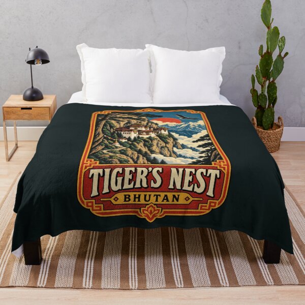 Item preview, Tiger´s Nest - Bhutan designed and sold by StudioRedKoala.
