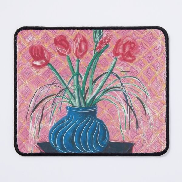 Item preview, David Hockney - Amaryllis In Vase - Signed Print by David Hockney undefinedr designed and sold by LILLIANSTRANGEy.