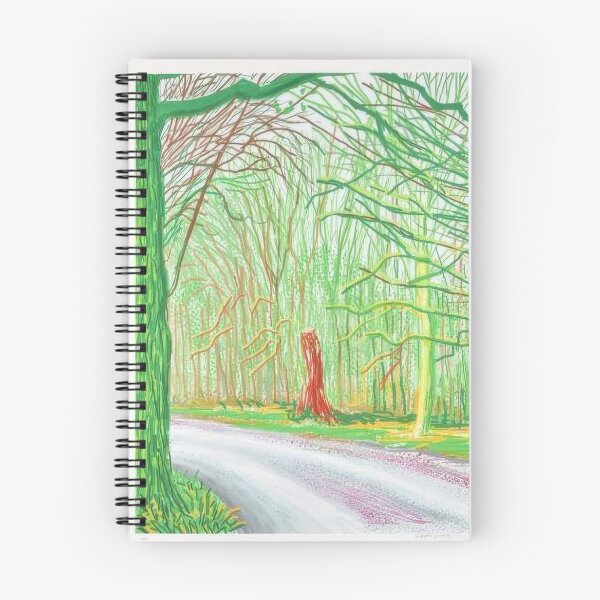 Item preview, David Hockney -  The Arrival Of Spring In Woldgate, East Yorkshire In  (twenty eleven) -  April - Signed Print by David Hockney undefinedr designed and sold by LILLIANSTRANGEy.