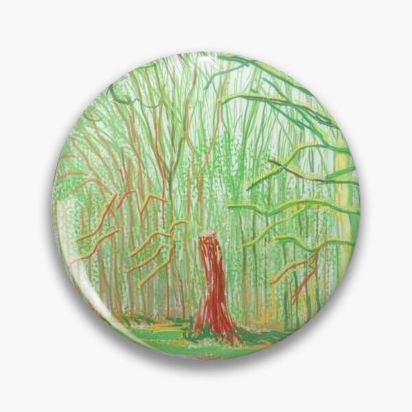 Item preview, David Hockney -  The Arrival Of Spring In Woldgate, East Yorkshire In  (twenty eleven) -  April - Signed Print by David Hockney undefinedr designed and sold by LILLIANSTRANGEy.