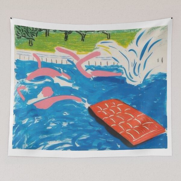 Item preview, David Hockney -  Afternoon Swimming - Signed Print by David Hockney undefinedr designed and sold by LILLIANSTRANGEy.