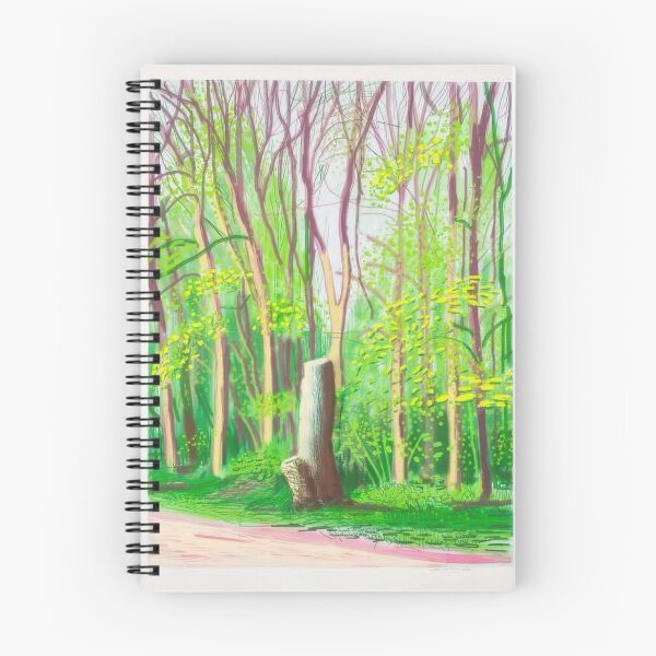 Item preview, David Hockney -  The Arrival Of Spring In Woldgate, East Yorkshire In  (twenty eleven) -  April - Signed Print by David Hockney undefinedr designed and sold by LILLIANSTRANGEy.