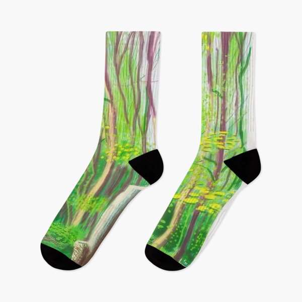 Item preview, David Hockney -  The Arrival Of Spring In Woldgate, East Yorkshire In  (twenty eleven) -  April - Signed Print by David Hockney undefinedr designed and sold by LILLIANSTRANGEy.