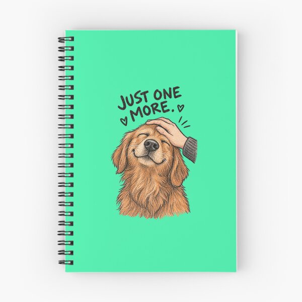 Item preview, Just One More — Cute Golden Retriever Dog Hand Drawn designed and sold by CROFTARTS.