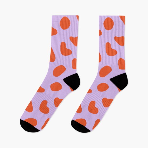 Item preview, Abstract Orange Lilac Organic Pattern designed and sold by jianina-alondra.