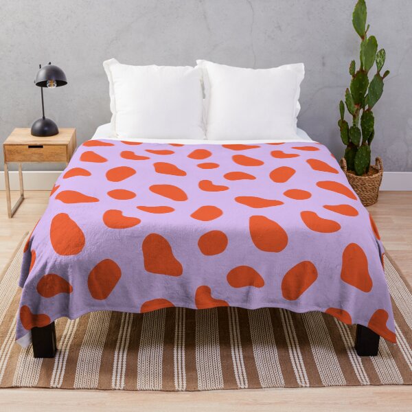 Item preview, Abstract Orange Lilac Organic Pattern designed and sold by jianina-alondra.
