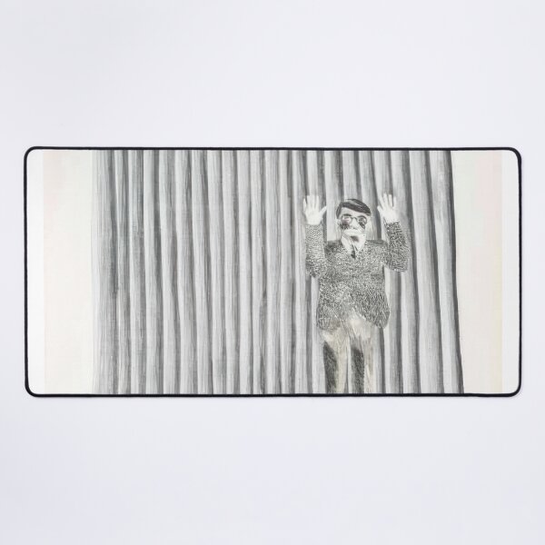 Item preview, David Hockney - Figure By A Curtain - Signed Print by David Hockney undefinedr designed and sold by LILLIANSTRANGEy.