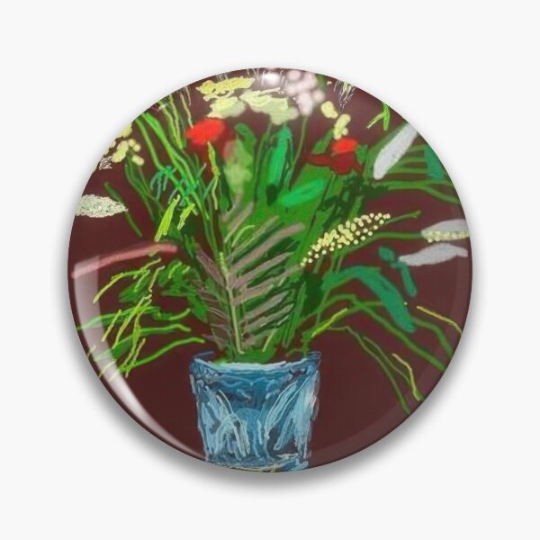 Item preview, David Hockney -  th February , Tall Flowers In A Tall Vase - Signed Print by David Hockney undefinedr designed and sold by LILLIANSTRANGEy.