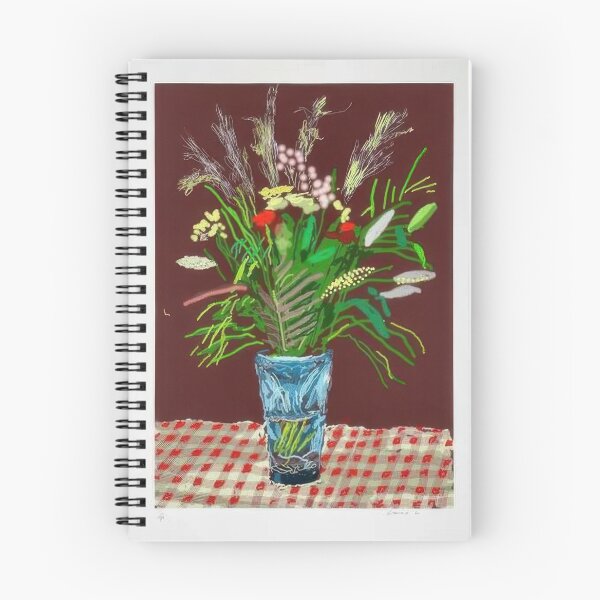 Item preview, David Hockney -  th February , Tall Flowers In A Tall Vase - Signed Print by David Hockney undefinedr designed and sold by LILLIANSTRANGEy.