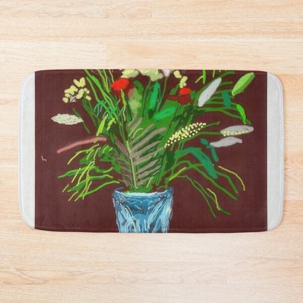 Item preview, David Hockney -  th February , Tall Flowers In A Tall Vase - Signed Print by David Hockney undefinedr designed and sold by LILLIANSTRANGEy.