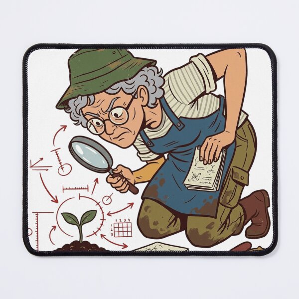 Item preview, Funny Plant Detective Master Gardener Science Art designed and sold by mood-draftsman.