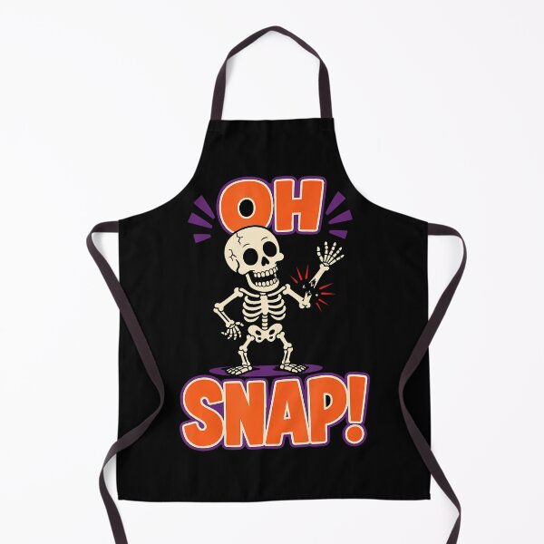 Item preview, Halloween Skeleton Oh Snap Funny Broken Bone Cartoon designed and sold by serialcarachts.