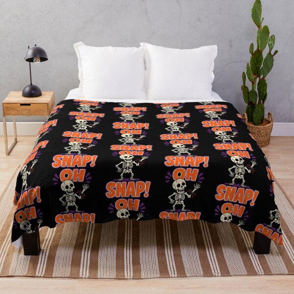 Item preview, Halloween Skeleton Oh Snap Funny Broken Bone Cartoon designed and sold by serialcarachts.