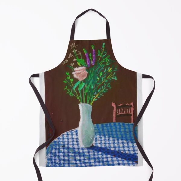 Item preview, David Hockney -  th February , Flowers In White Vase With Chair - Signed Print by David Hockney undefinedr designed and sold by LILLIANSTRANGEy.