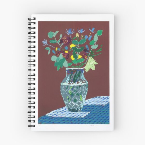Item preview, David Hockney -  th March, , Flowers On The Table Edge - Signed Print by David Hockney undefinedr designed and sold by LILLIANSTRANGEy.