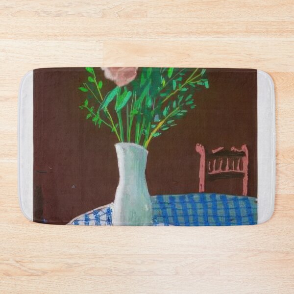 Item preview, David Hockney -  th February , Flowers In White Vase With Chair - Signed Print by David Hockney undefinedr designed and sold by LILLIANSTRANGEy.