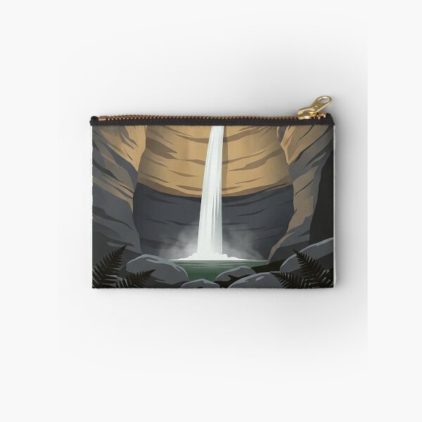 Item preview, Rainbow Falls Dismals Canyon Alabama Waterfall Sticker designed and sold by DetourDgn.