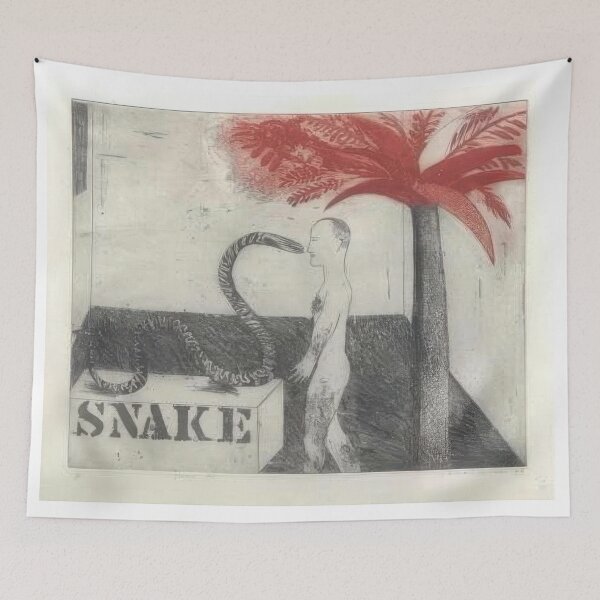 Item preview, David Hockney -  Jungle Boy - Signed Print by David Hockney undefinedr designed and sold by LILLIANSTRANGEy.
