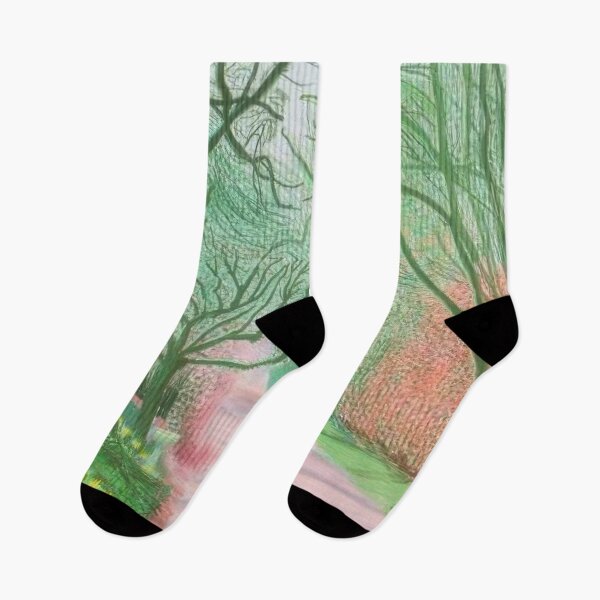 Item preview, David Hockney -  The Arrival Of Spring In Woldgate, East Yorkshire In  (twenty eleven) -  March - Signed Print by David Hockney undefinedr designed and sold by LILLIANSTRANGEy.