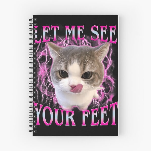 Item preview, Funny Offensive Let Me See Your Feet Cat Meme For Men Women designed and sold by serialcarachts.