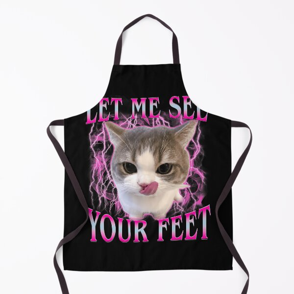 Item preview, Funny Offensive Let Me See Your Feet Cat Meme For Men Women designed and sold by serialcarachts.