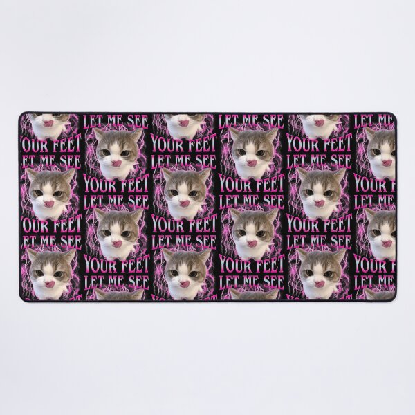 Item preview, Funny Offensive Let Me See Your Feet Cat Meme For Men Women designed and sold by serialcarachts.