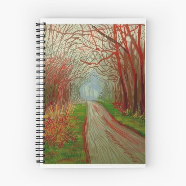 Item preview, David Hockney -  The Arrival Of Spring In Woldgate, East Yorkshire In  (twenty eleven) -  January - Signed Print by David Hockney undefinedr designed and sold by LILLIANSTRANGEy.
