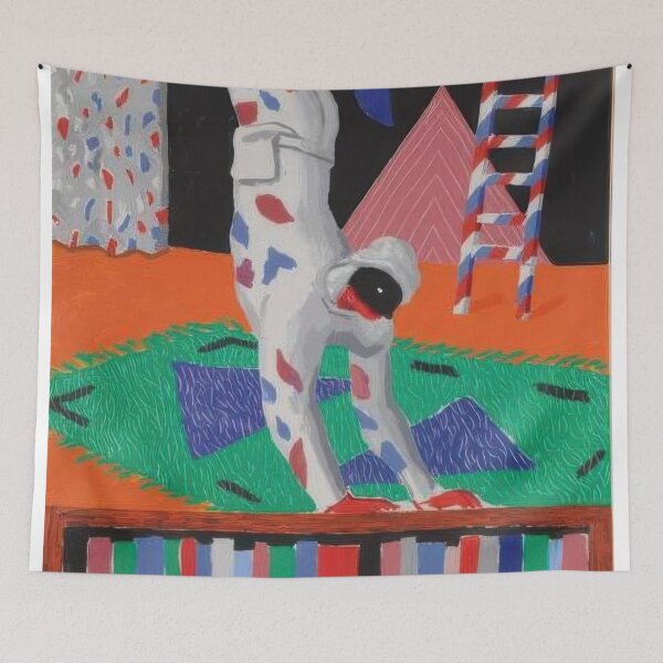 Item preview, David Hockney -  Parade (acrobat) - Signed Print by David Hockney undefinedr designed and sold by LILLIANSTRANGEy.