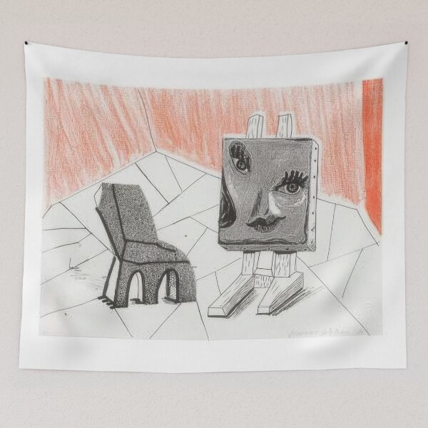 Item preview, David Hockney -  Celia With Chair - Signed Print by David Hockney undefinedr designed and sold by LILLIANSTRANGEy.