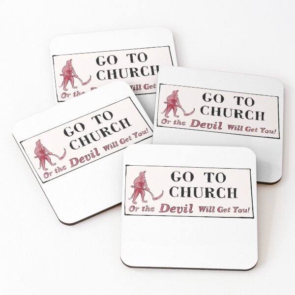 Item preview, Go to Church or the Devil Will Get You! designed and sold by ethanvsanders.