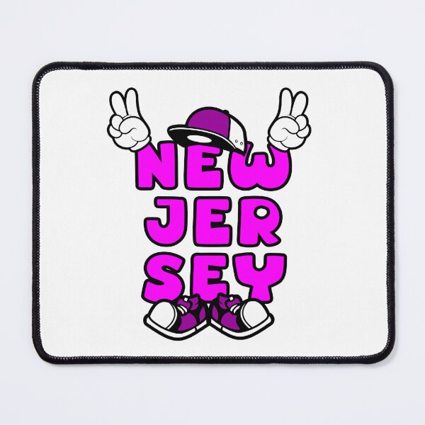 Item preview, NEW JERSEY Vintage Cartoon Retro Comic designed and sold by NFTWords.