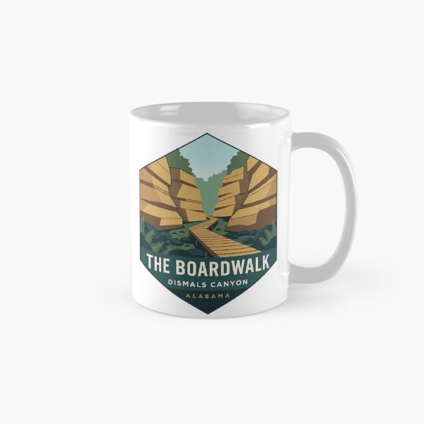 Item preview, Dismals Canyon Boardwalk Trail Alabama Hiking Sticker designed and sold by DetourDgn.