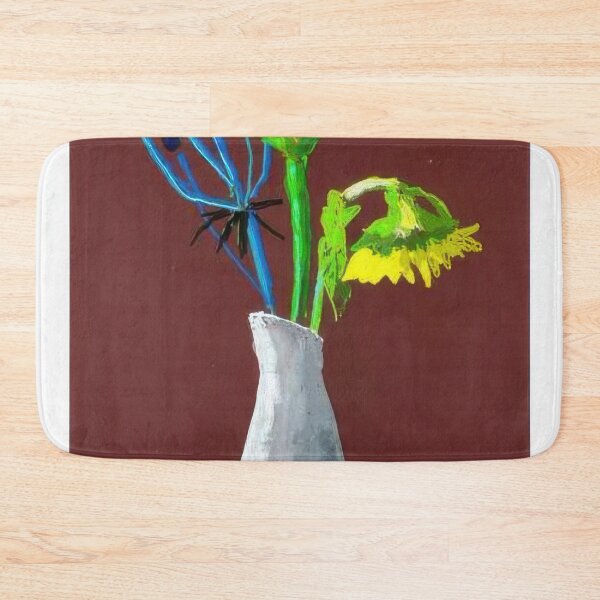 Item preview, David Hockney -  th March , Sunflower With Exotic Flower - Signed Print by David Hockney undefinedr designed and sold by LILLIANSTRANGEy.