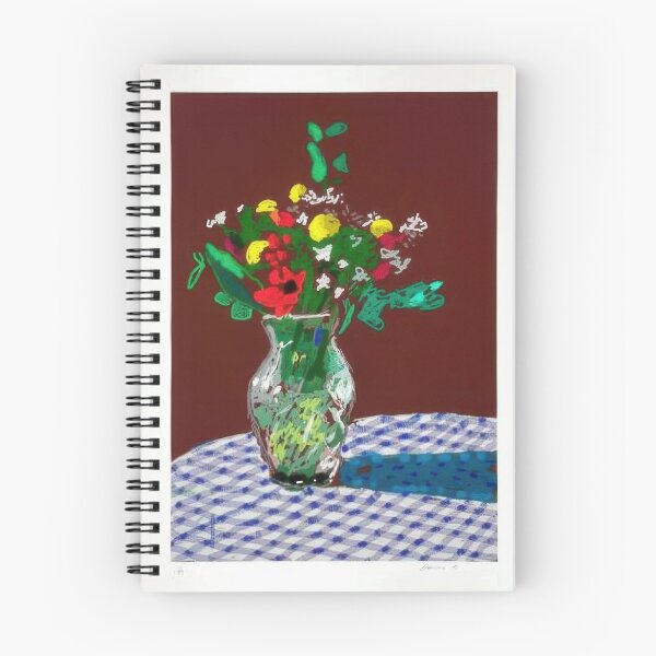 Item preview, David Hockney -  th February , Flowers In A Glass Vase - Signed Print by David Hockney undefinedr designed and sold by LILLIANSTRANGEy.