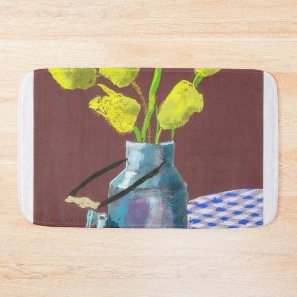 Item preview, David Hockney -  st April , Yellow Flowers In A Small Milk Churn - Signed Print by David Hockney undefinedr designed and sold by LILLIANSTRANGEy.