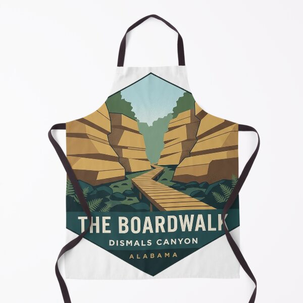 Item preview, Dismals Canyon Boardwalk Trail Alabama Hiking Sticker designed and sold by DetourDgn.