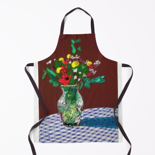 Item preview, David Hockney - th February , Flowers In A Glass Vase - Signed Print by David Hockney undefinedr designed and sold by LILLIANSTRANGEy.