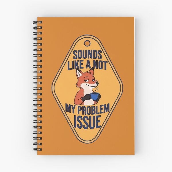 Item preview, Not My Problem Issue Sarcastic Fox Motel Badge designed and sold by DripCultureLab.