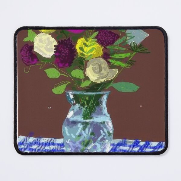 Item preview, David Hockney -  th March , Flowers, Glass Vase On A Table - Signed Print by David Hockney undefinedr designed and sold by LILLIANSTRANGEy.
