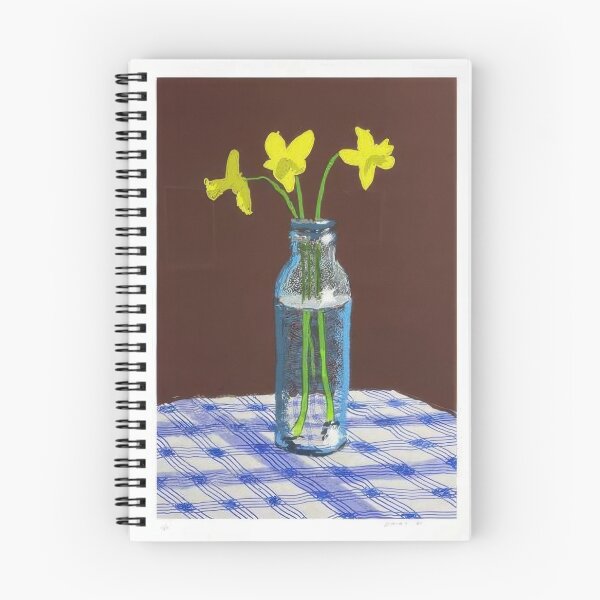 Item preview, David Hockney -  th April , Three Daffodils In A Bottle - Signed Print by David Hockney undefinedr designed and sold by LILLIANSTRANGEy.