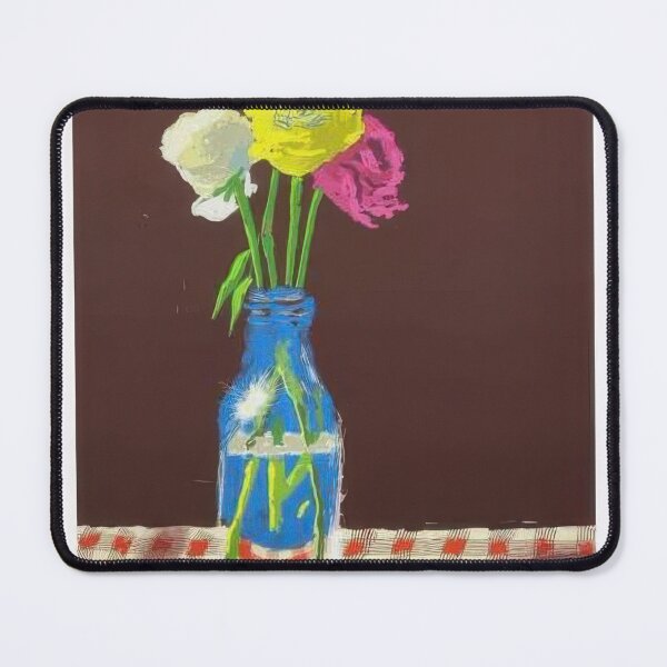 Item preview, David Hockney -  rd March , Flowers In A Milk Bottle - Signed Print by David Hockney undefinedr designed and sold by LILLIANSTRANGEy.