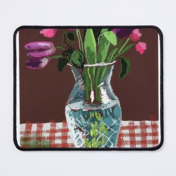 Item preview, David Hockney -  th March , Tulips In Cut Glass - Signed Print by David Hockney undefinedr designed and sold by LILLIANSTRANGEy.