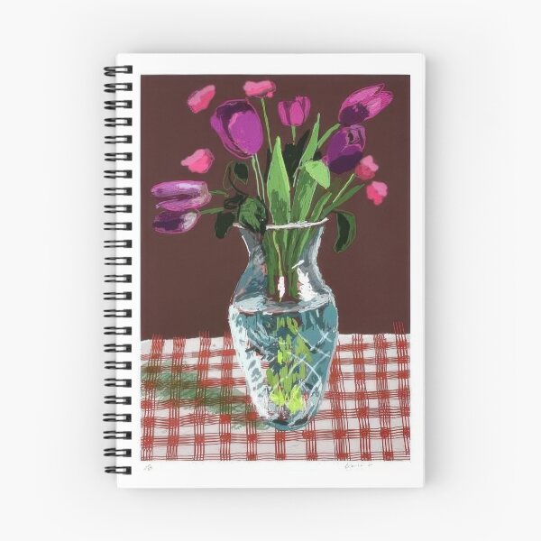 Item preview, David Hockney -  th March , Tulips In Cut Glass - Signed Print by David Hockney undefinedr designed and sold by LILLIANSTRANGEy.