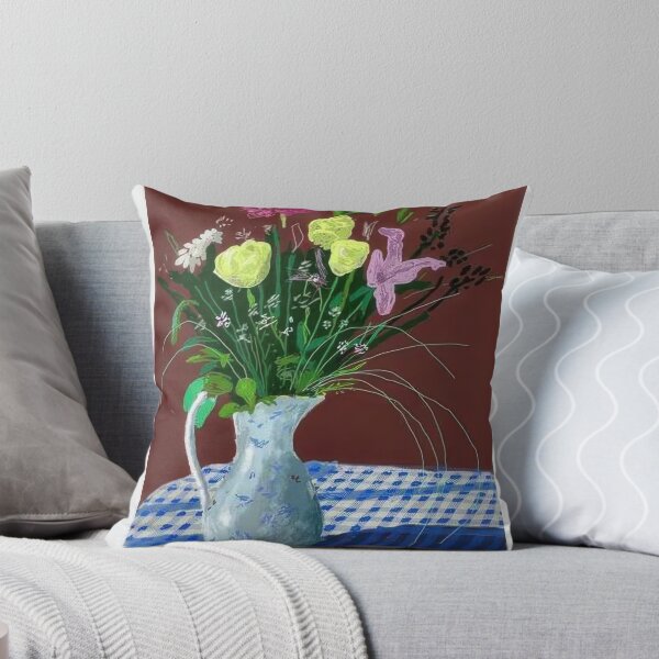 Item preview, David Hockney -  th February , Jug With Flowers - Signed Print by David Hockney undefinedr designed and sold by LILLIANSTRANGEy.