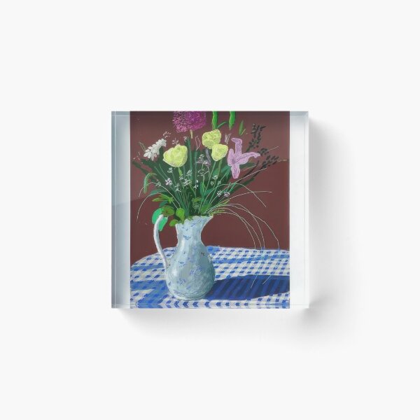 Item preview, David Hockney -  th February , Jug With Flowers - Signed Print by David Hockney undefinedr designed and sold by LILLIANSTRANGEy.