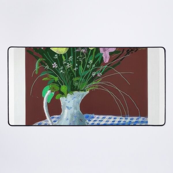 Item preview, David Hockney -  th February , Jug With Flowers - Signed Print by David Hockney undefinedr designed and sold by LILLIANSTRANGEy.