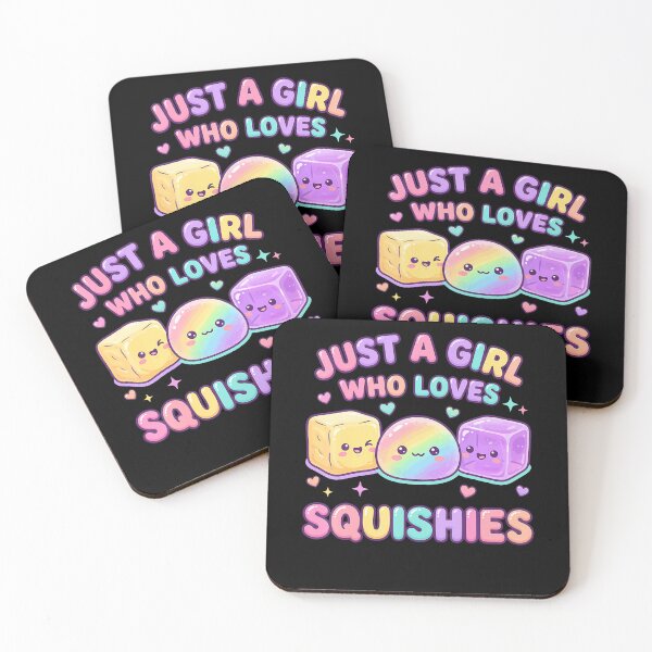 Item preview, Just A Girl Who Loves Squishies Funny Kawaii Girls designed and sold by serialcarachts.